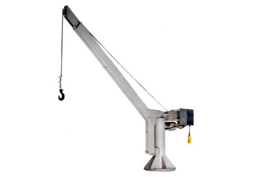 Stainless Steel Davit Crane with Electric Wire Rope Hoist